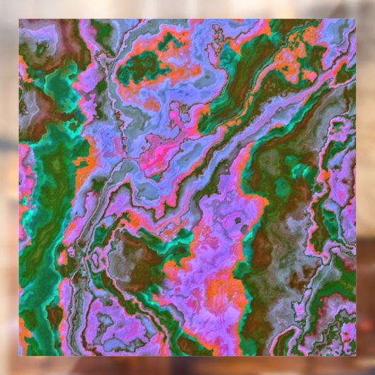 Sour Marble  Window Cling Raamsticker (Vel 2)