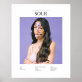 Sour OliviaRodrigo Poster (Voorkant)