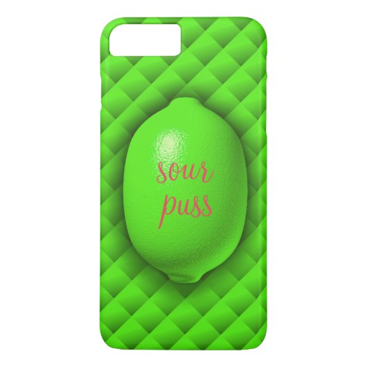 Sour Puss Limoen iPhone 7 Case-Mate iPhone Case (Achterkant)