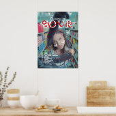 SOUR van Olivia Rodrigo, een rijbewijs voor chauff Poster (Keuken)