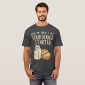 Sourdegh Bread Baker Gifts Funny Sourdegh T-shirt (Voorkant volledig)