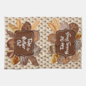 Sourdegh Bread Baking Personalized Kitchen Towel Theedoek (Horizontaal)