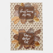 Sourdegh Bread Baking Personalized Kitchen Towel Theedoek (Verticaal)