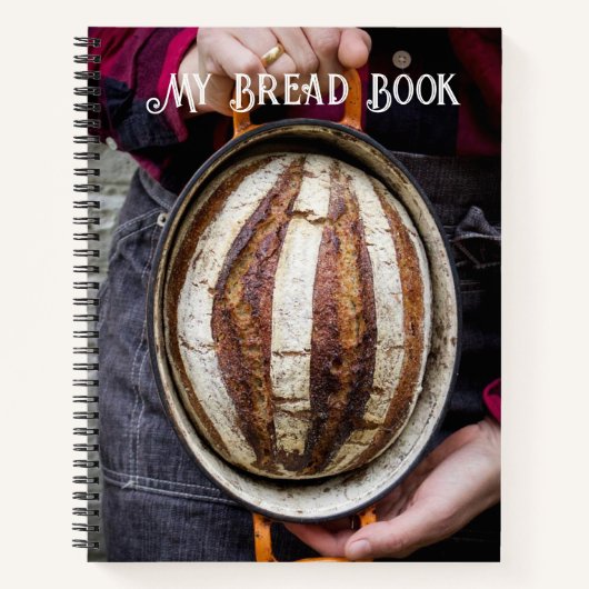 Sourdegh Bread Loaf, Recipe Book Notitieboek (Voorkant)
