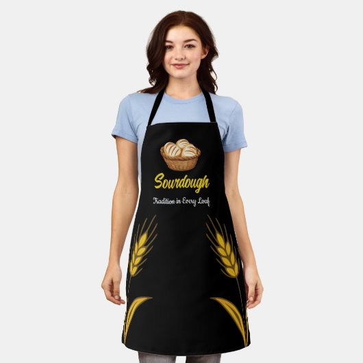 Sourdough Apron Schort (Gedragen)
