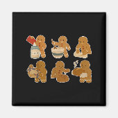 Sourdough Bread Christmas Gingerbread Homemaker Ba Magneet (Voorkant)