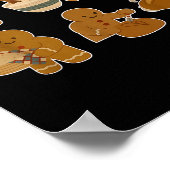 Sourdough Bread Christmas Gingerbread Homemaker Ba Poster (Hoek)