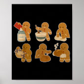 Sourdough Bread Christmas Gingerbread Homemaker Ba Poster (Voorkant)