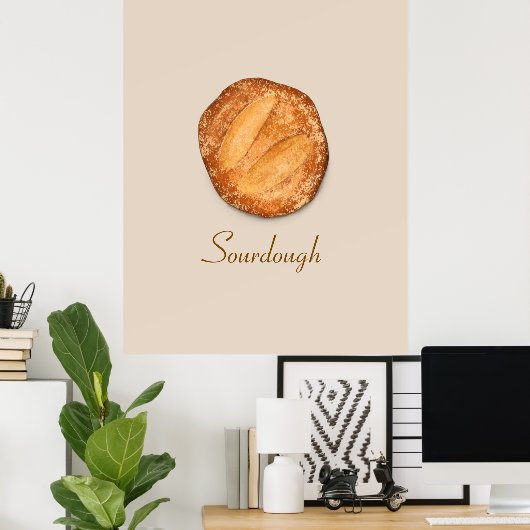 Sourdough Bread Poster (Thuiskantoor)