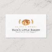 Sourdough Bread Wheat Bakery Loyalty Visitekaartje (Voorkant)