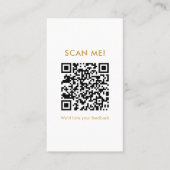 Sourdough Bread Wheat Leave a Review QR Code Visitekaartje (Voorkant)