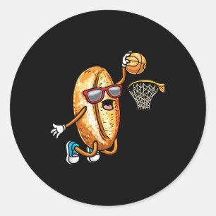 Sourdough Brood Skelet Grappig Ontwerp Foodie Ker Ronde Sticker