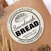 Sourdough Homemade Items Label SD01_01rd