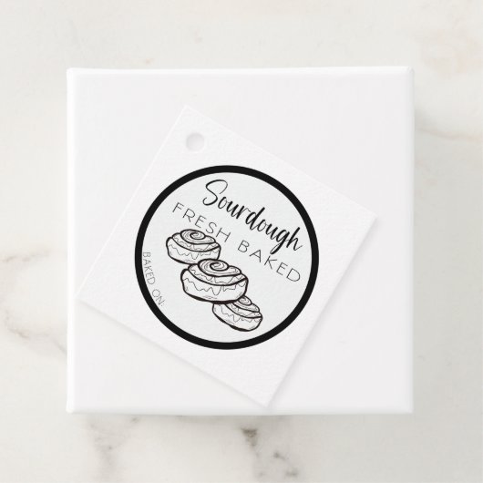 SOURDOUGH Kaneelrol labels, kaneelbroodjes Bedankjes Labels (In situ)