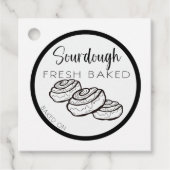 SOURDOUGH Kaneelrol labels, kaneelbroodjes Bedankjes Labels (Voorkant)