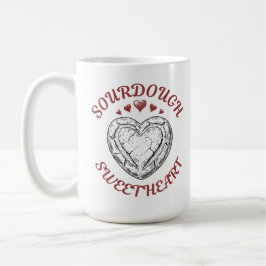 Sourdough-liefje – Grappig Valentijnscadeau Koffiemok