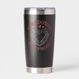 Sourdough-liefje – Grappig Valentijnsgeschenk met Geïsoleerde Drinkbeker