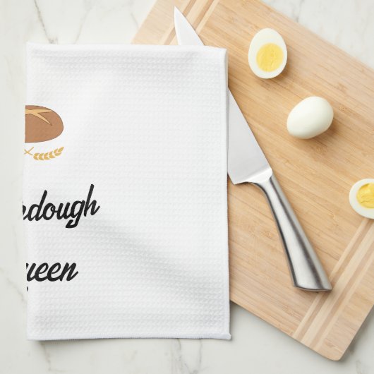 Sourdough Queen Kitchen Towel Theedoek (Quarter Fold)