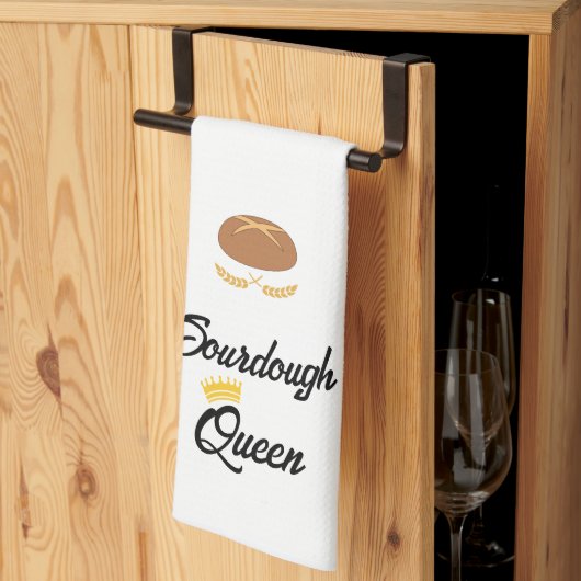 Sourdough Queen Kitchen Towel Theedoek (Derde Gevouwen)