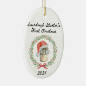 Sourdough Starter 2024 Ornament (Rechts)