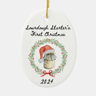 Sourdough Starter 2024 Ornament
