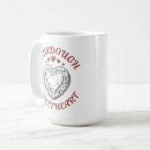Sourdough Sweetheart – Funny Valentine Gift Koffiemok (Voorkant links)