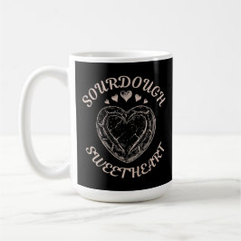 Sourdough Sweetheart Funny Valentine Heart Bread Koffiemok