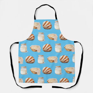 Sourdough thema all-over print Schort