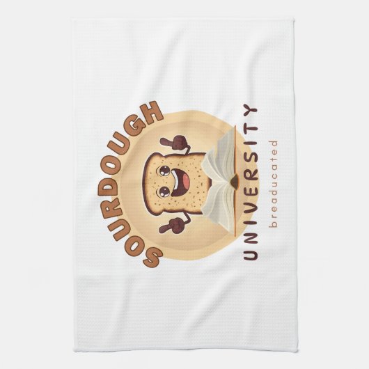 Sourdough University afgestudeerd Theedoek (Verticaal)