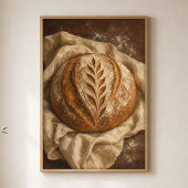 Sourdough zondag watercolour cottagecore poster
