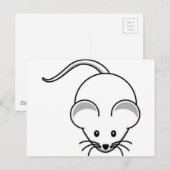 Souris Briefkaart (Voorkant / Achterkant)