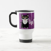 Sourpuss Anti Mornings Funny Cat Design Reisbeker (Links)