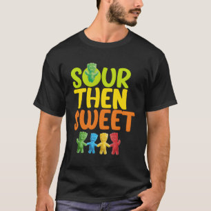 Sours vervolgens Sweet Sours Snoep Patch voor zoet T-shirt