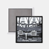 Sourton, HighwayMan Inn, England (Fridge Magnet) Magneet (Voorkant / Achterkant)