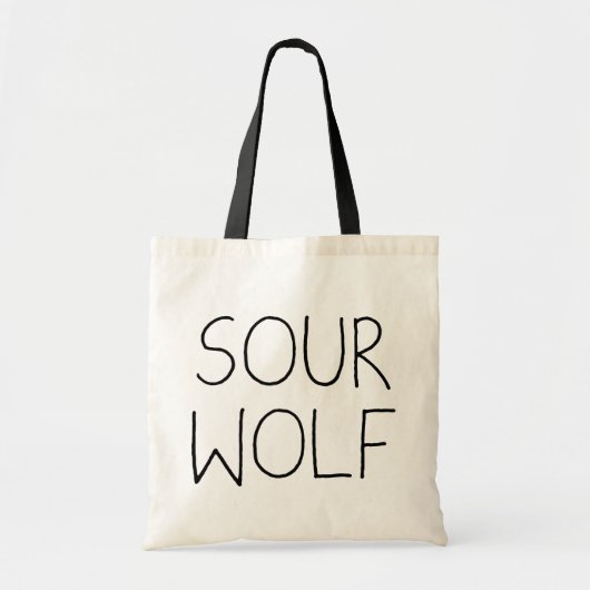 SOURWOLF ( kleur) Tote Bag (Voorkant)