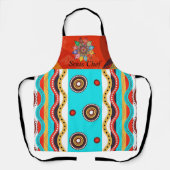 Sous Chef All Over Print Apron Schort (Voorkant)