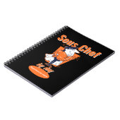 Sous Chef by Day, superheld bij nacht Notitieboek (Linkerzijde)