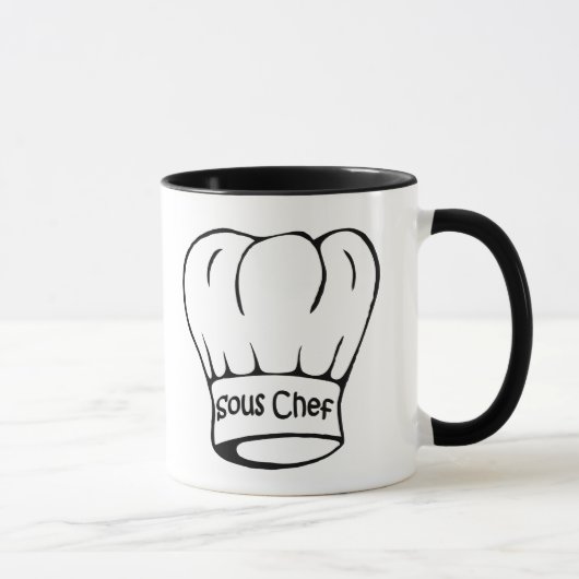 Sous Chef Coffee Mok - Chef Gifts (Rechts)