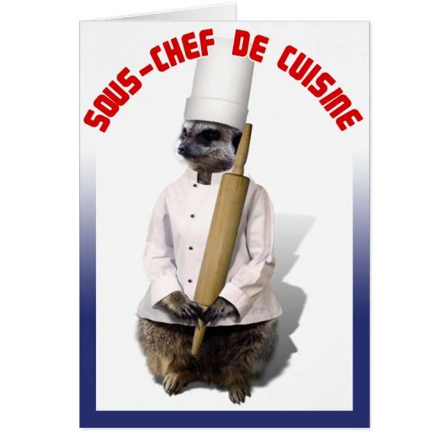 SOUS - CHEF DE CUISINE (Voorkant)