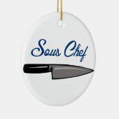 SOUS CHEF KERAMISCH ORNAMENT (Rechts)