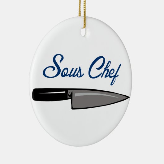 SOUS CHEF KERAMISCH ORNAMENT (Rechts)