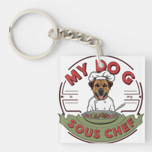 Sous Chef Pup Sleutelhanger
