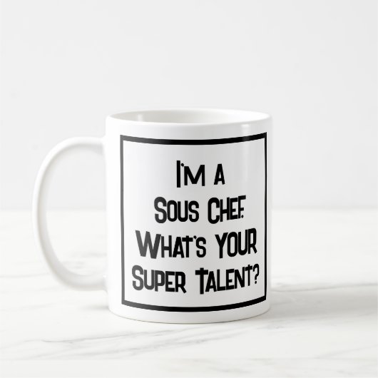 Sous Chef Super Talent. KoffieMok (Links)