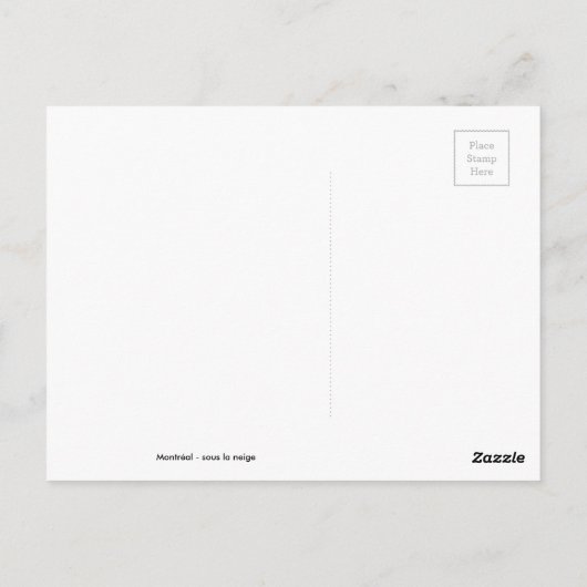 Sous la neijge briefkaart (Achterkant)