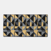 Sous-main / Tapis de Bureau Géométrique Noir et Or Bureaumat (Voorkant)