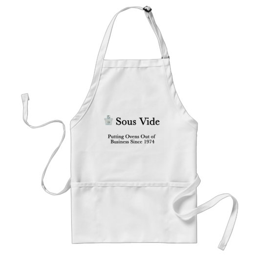 Sous Vide Oven Apron Standaard Schort (Voorkant)