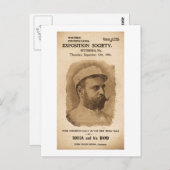 Sousa en zijn band 1901 -  reclame briefkaart (Voorkant / Achterkant)