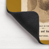 Sousa en zijn band 1901 - reclame muismat (Hoek)