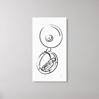 Sousaphone Canvas Afdruk