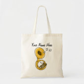 Sousaphone Custom Canvas tas Messing Muzikant Gift (Voorkant)